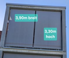 Senkrechtstore 3,90m breit, max.3,30m hoch