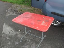 BES Sissach Blechtisch Gartentisch 70x100cm OK