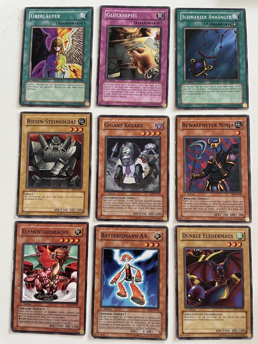 Yugioh Carte collezionabili: Yugioh 1 Auflage 9 Stk. Deutsch – Usato da Zürich venduto da Bomboo