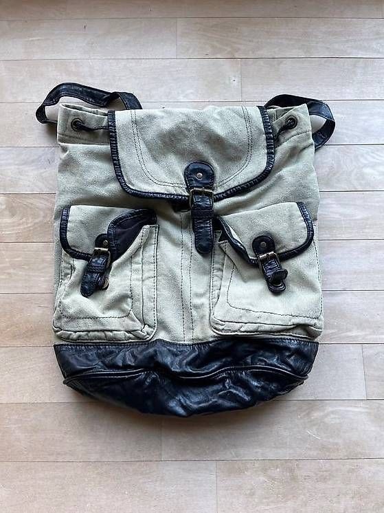 Rucksäcke: Leder & Stoff Rucksack – Gebraucht aus Luzern von nad_2my8