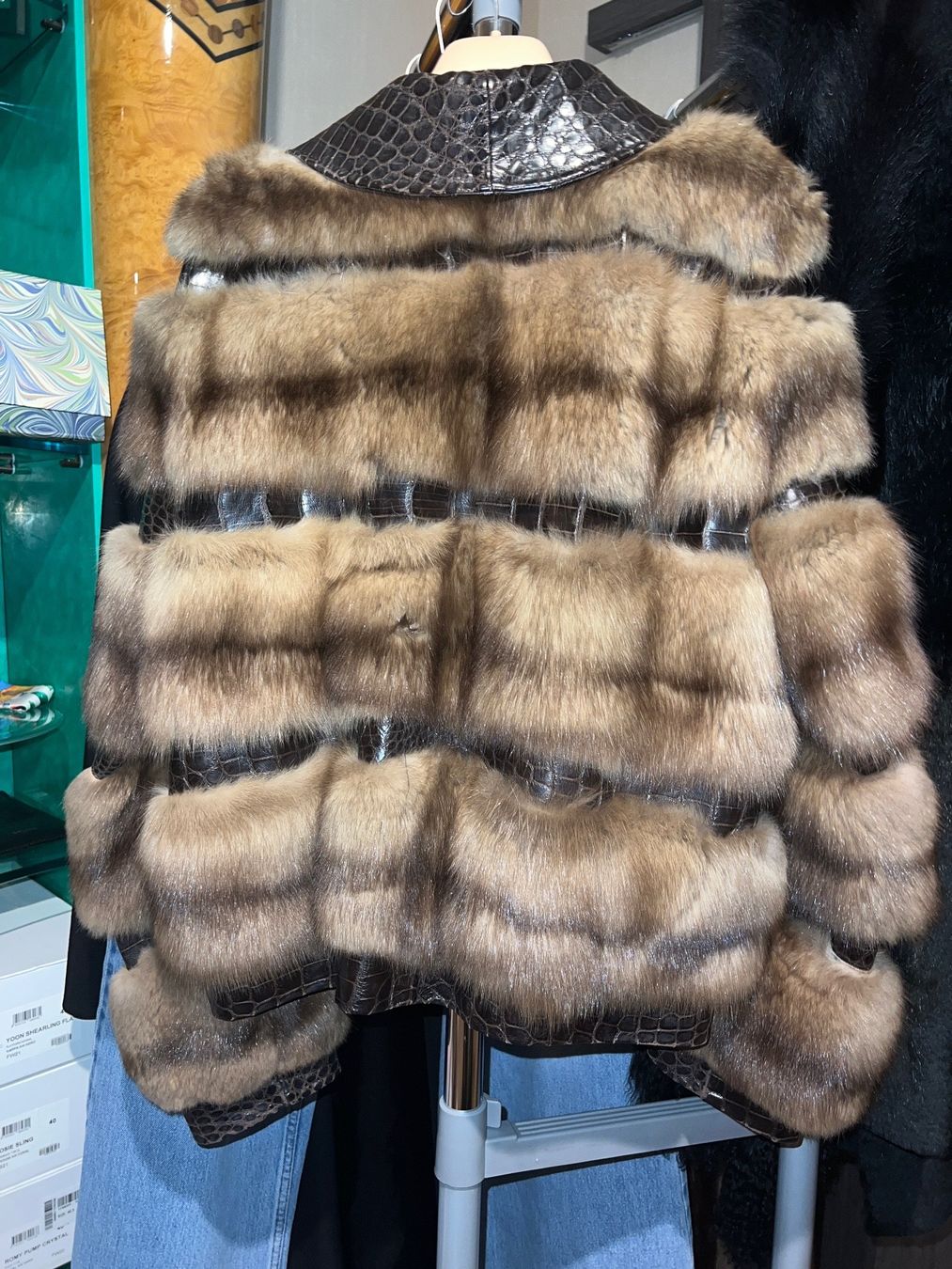 Giacche: Sable bomber Jacket  with croco details – Usato da Genève venduto da val_rp9x 1