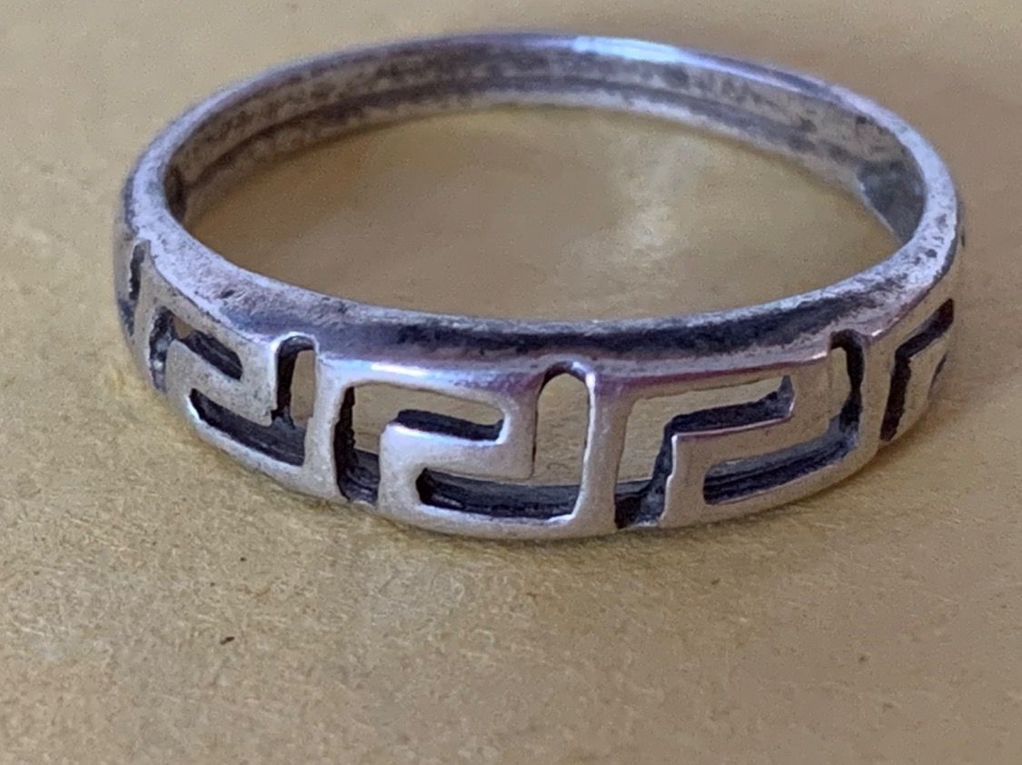 Anelli: Silberring griechisches muster (51) – Usato da Laufen venduto da belleskulptur 7