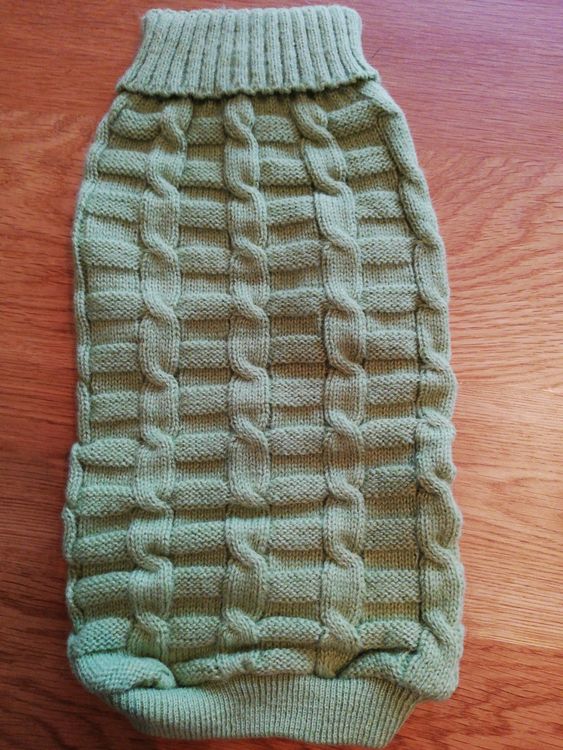 Hunde-Winterpullover In Grün, Größe XXL | Weicher Strick Für Kalte Tage