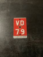Ancienne Plaque de Vélo VD 79