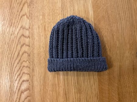 Handgestrickte, warme Kinder  Wintermuetze, doppelter Wolle