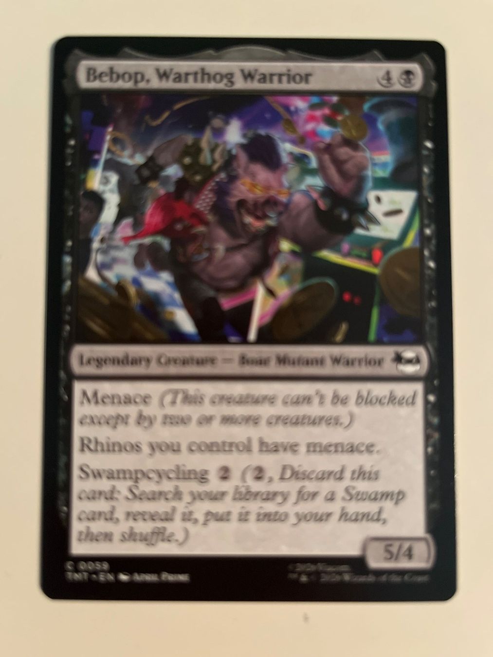 Magic The Gathering Sammelbilder & Trading cards: 1 x Bebop, Warthog Warrior - Magic: The Gathering - MtG – Gebraucht aus Kriens von Shadi1980