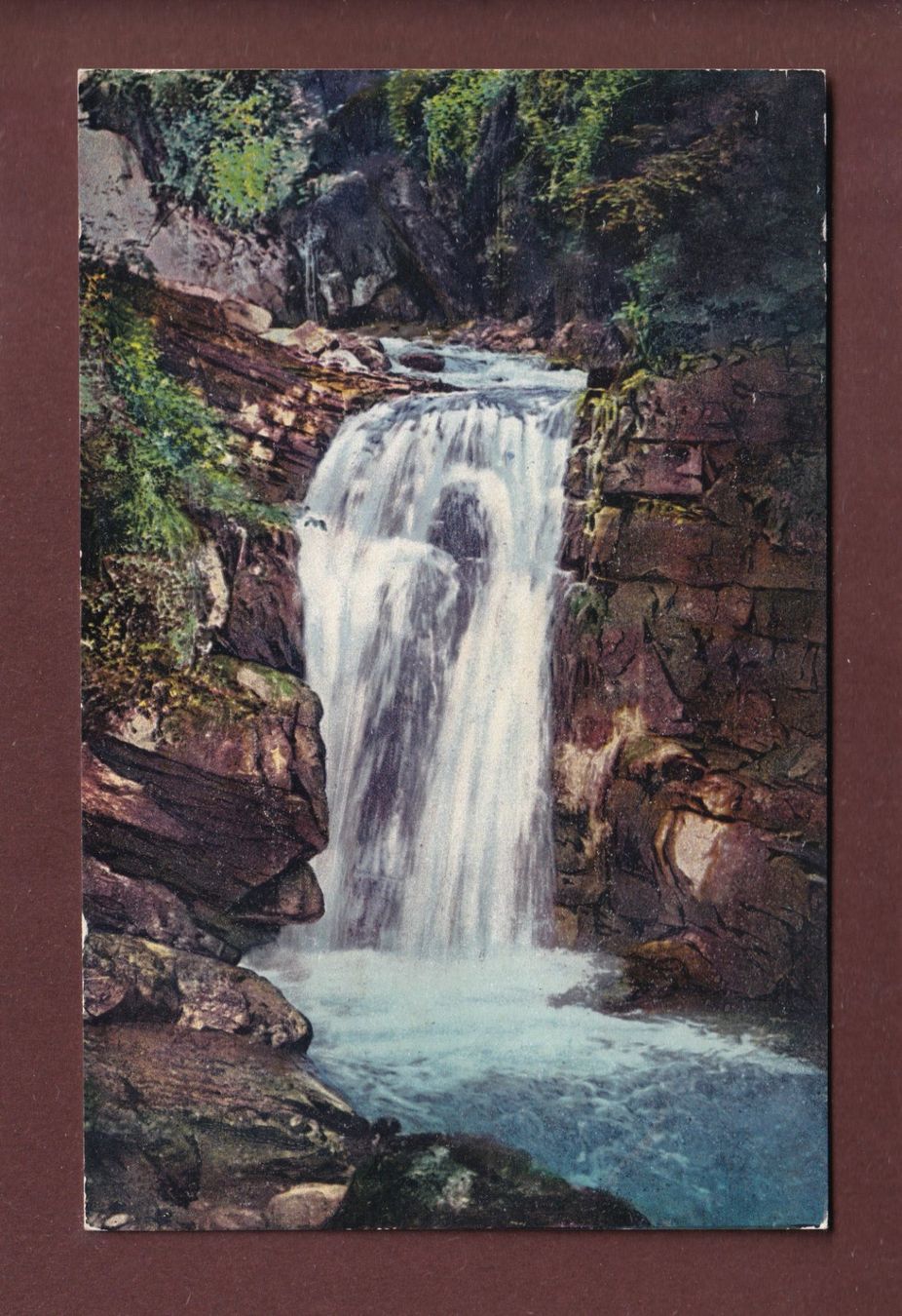 Cartoline postali: MONTREUX - Gorges du Chauderon – Usato da Pully venduto da nicecards