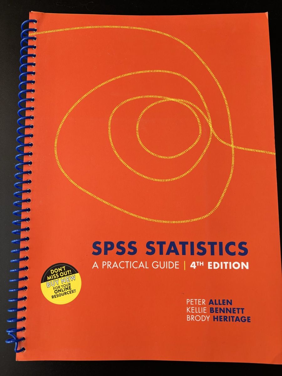 Libri: SPSS Statistics A Practical Guide 4. Auflage Buch – Usato da Bern venduto da LebronCerasuolo