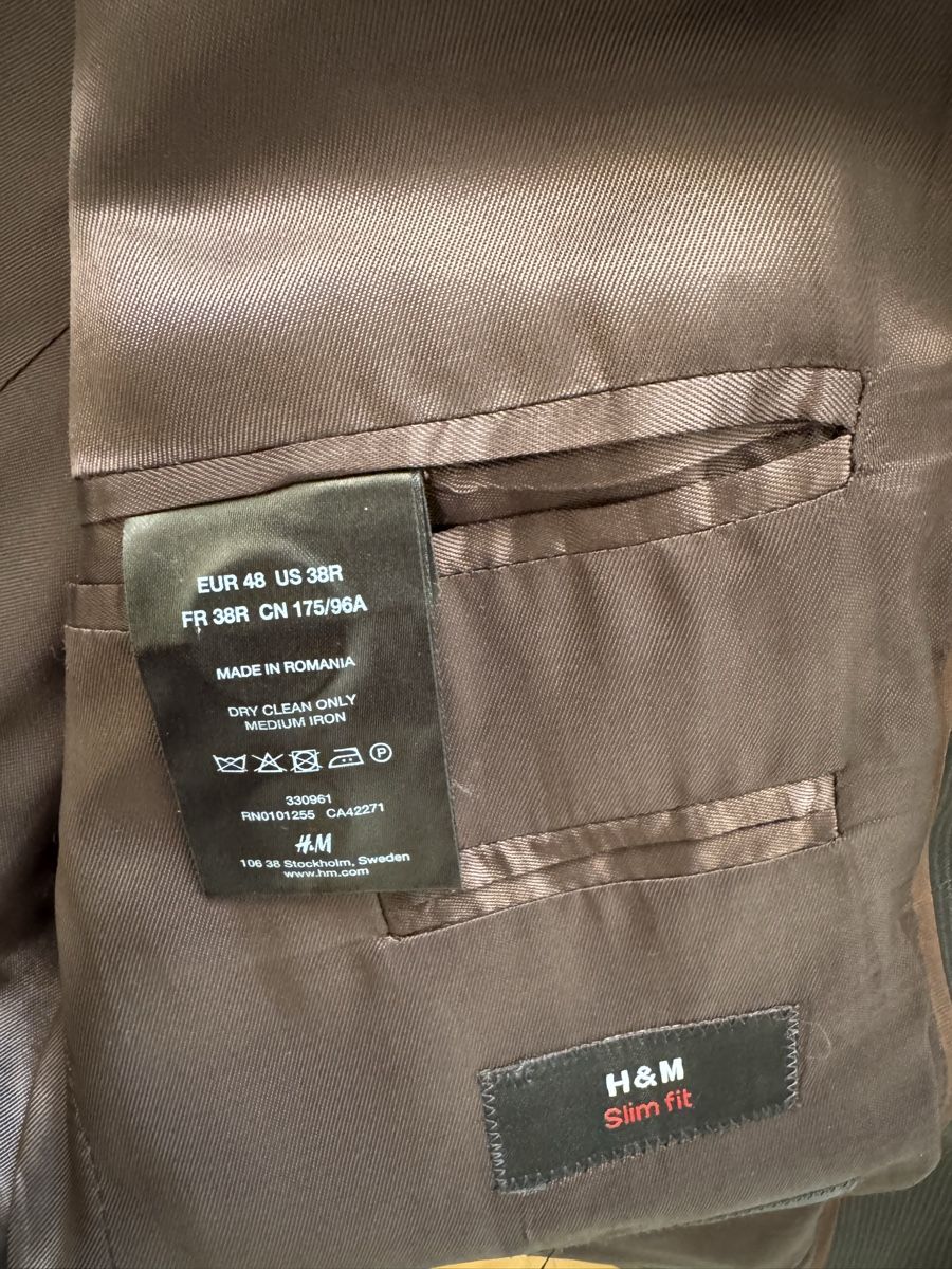H&M Completi: H&M Herrenanzug, Slim Fit, Grösse 48 – Usato da Zürich venduto da MaSte 6