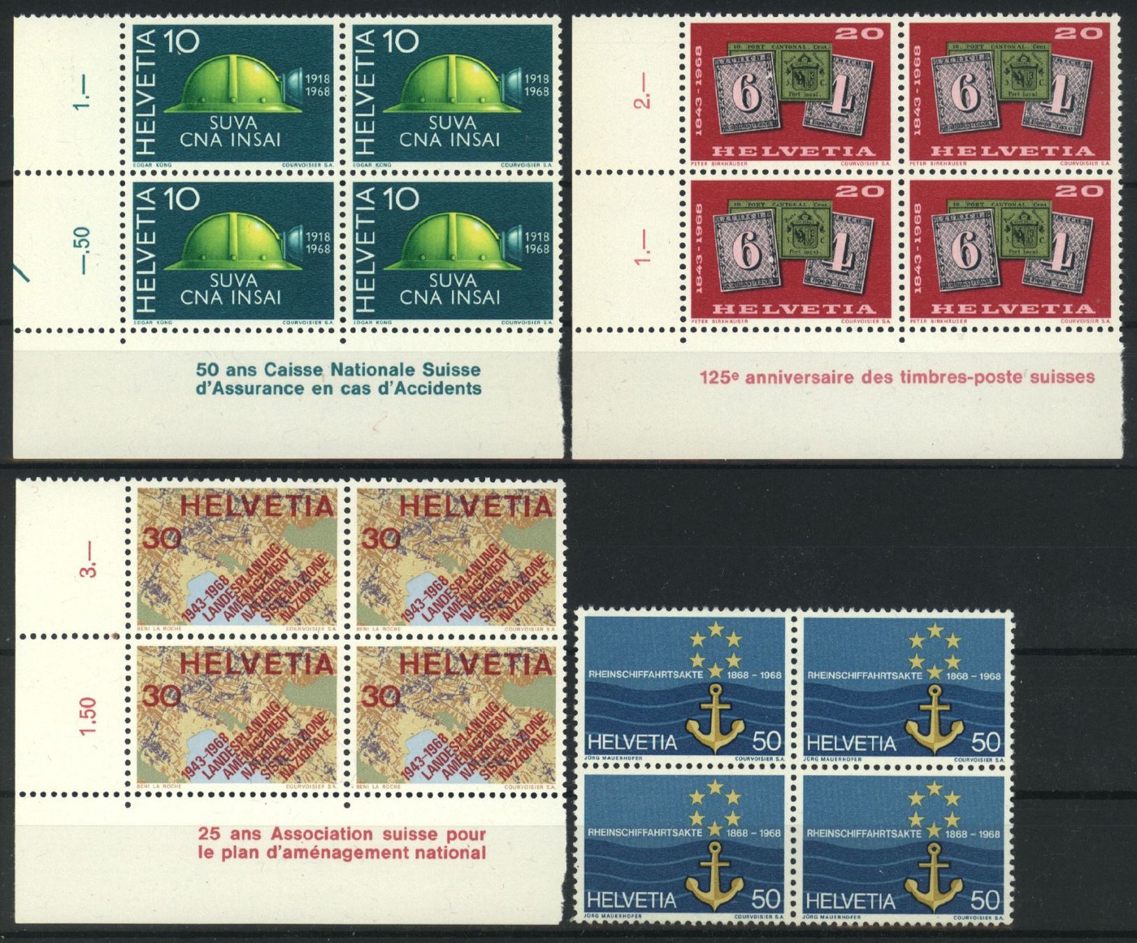 Alle Briefmarken: 1968, Sonderpostmarken II */** – Gebraucht aus Willisau von Vollstempel