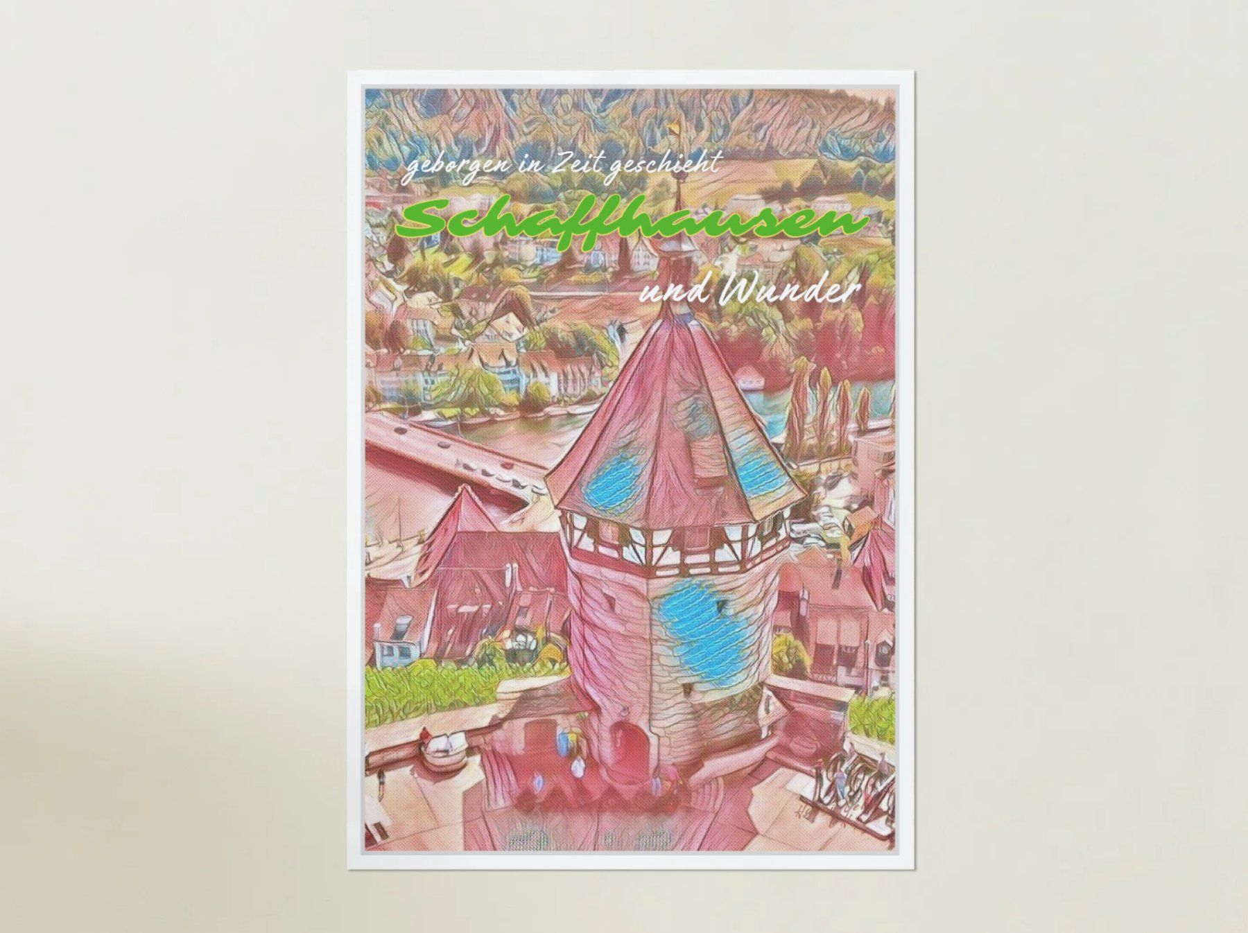 Poster & Bilder: Poster: Aarau. Schweiz. Gib deiner Heimat ein Zuhause. – Neu und originalverpackt aus Zürich von Posterrama 4
