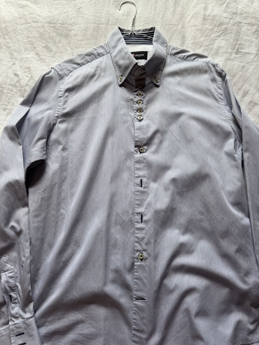 Hemden: 7camicie Herrenhemd gestreift XL button-down Kragen sommerli – Gebraucht aus Schaffhausen von vasco016