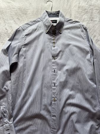 7camicie Herrenhemd gestreift XL button-down Kragen sommerli