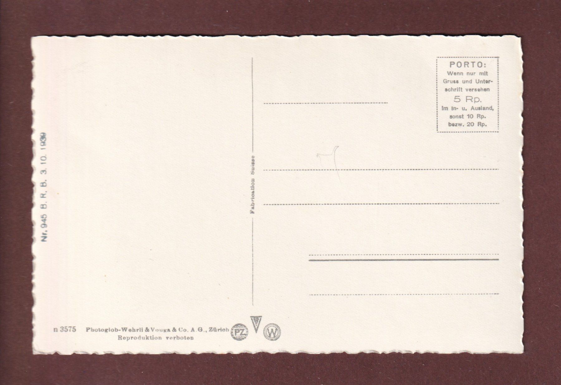 Cartoline postali: HILTERFINGEN - Teilansicht – Usato da Pully venduto da nicecards 1