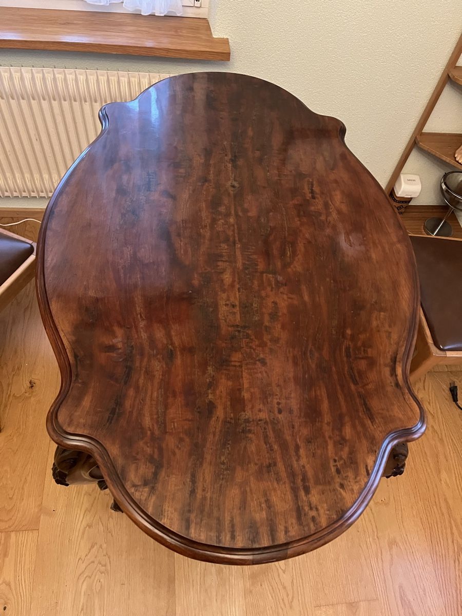 Tavoli: Antiker ovaler Salontisch, ca. 120 x 76cm – Usato da Unterengstringen venduto da Ingo9000 3