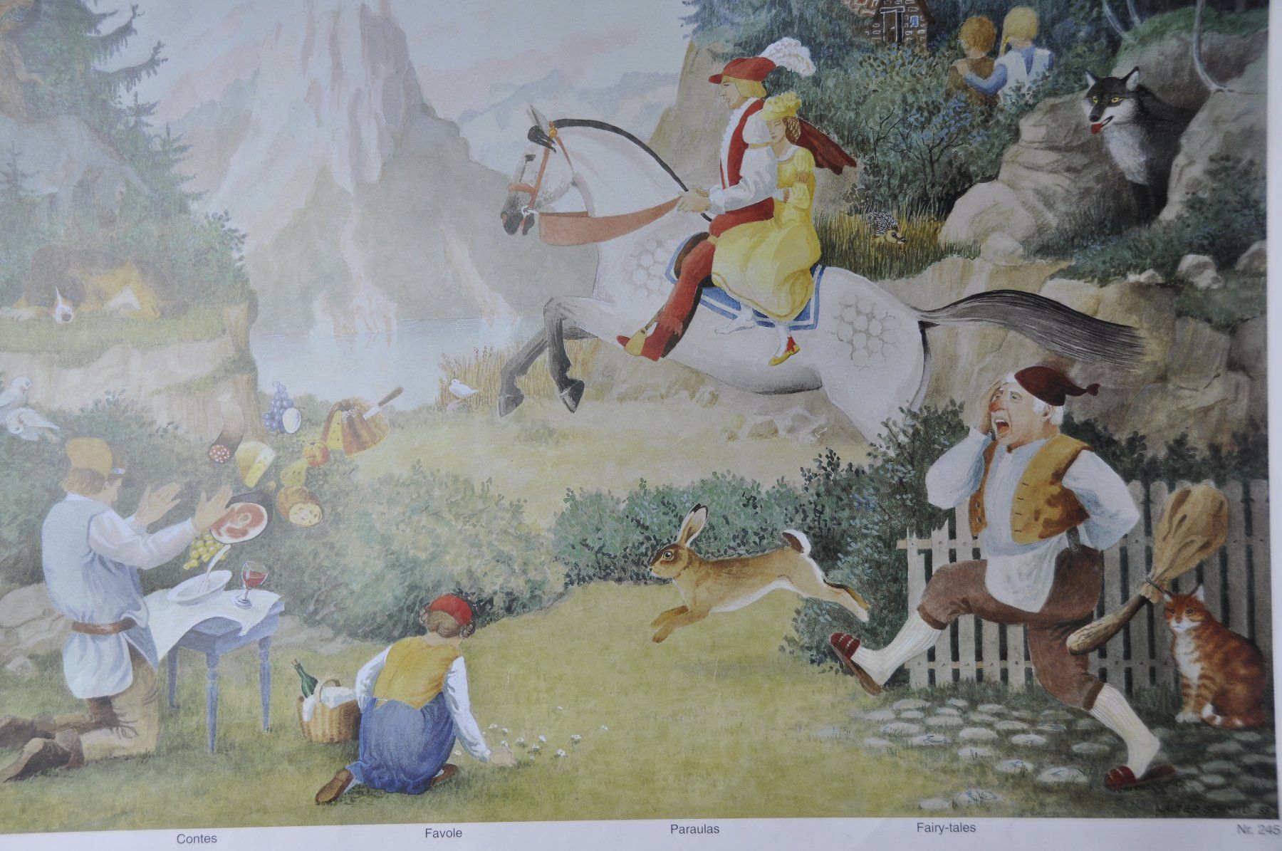 Foto & Immagini: Schulwandbild 245 Märchen Walter Schmid 1995 – Usato da Härkingen venduto da sammelbecken 3
