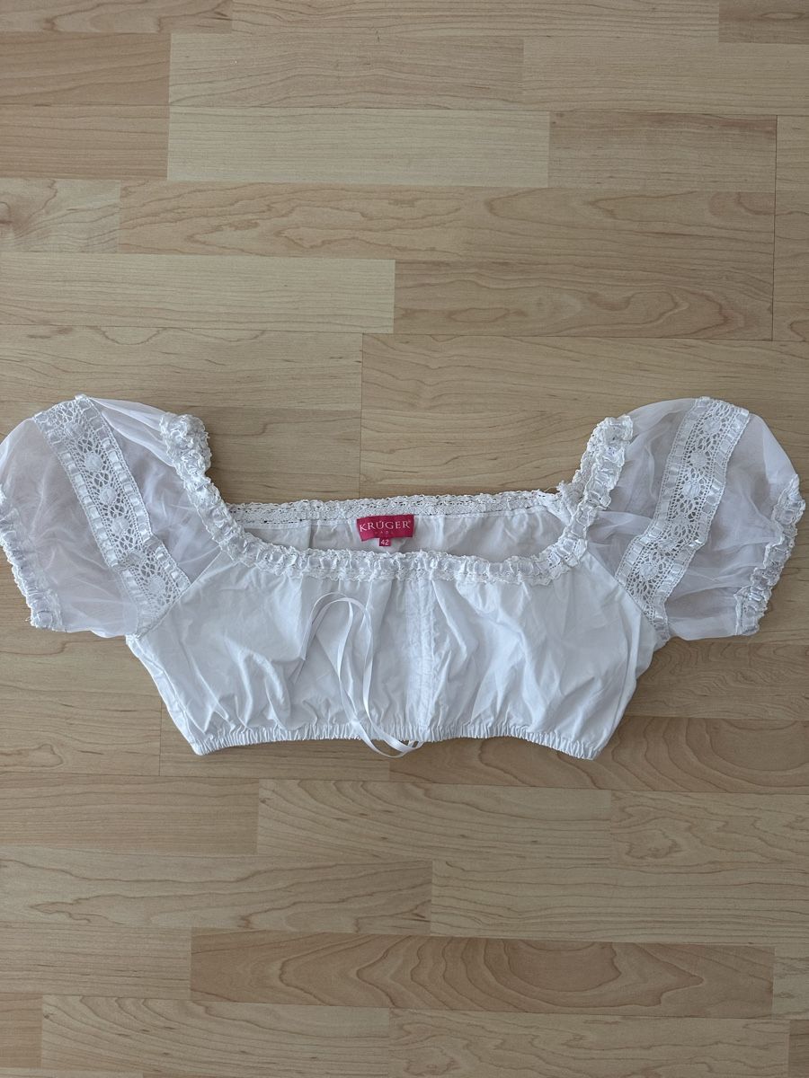 Krüger Blusen: Krüger Dirndlbluse / 42 / neu, ungetragen – Neu und originalverpackt aus Wabern von ange_la