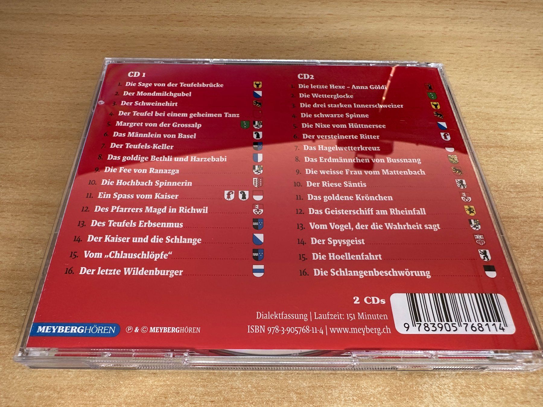 Audiolibri: D4 Die schönsten Schweizer Sagen und Märchen - 2 CD – Usato da Rikon im Tösstal venduto da Alpenmutz 1