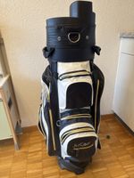 JuCad Manager Dry Golf Bag Black White Yellow Used