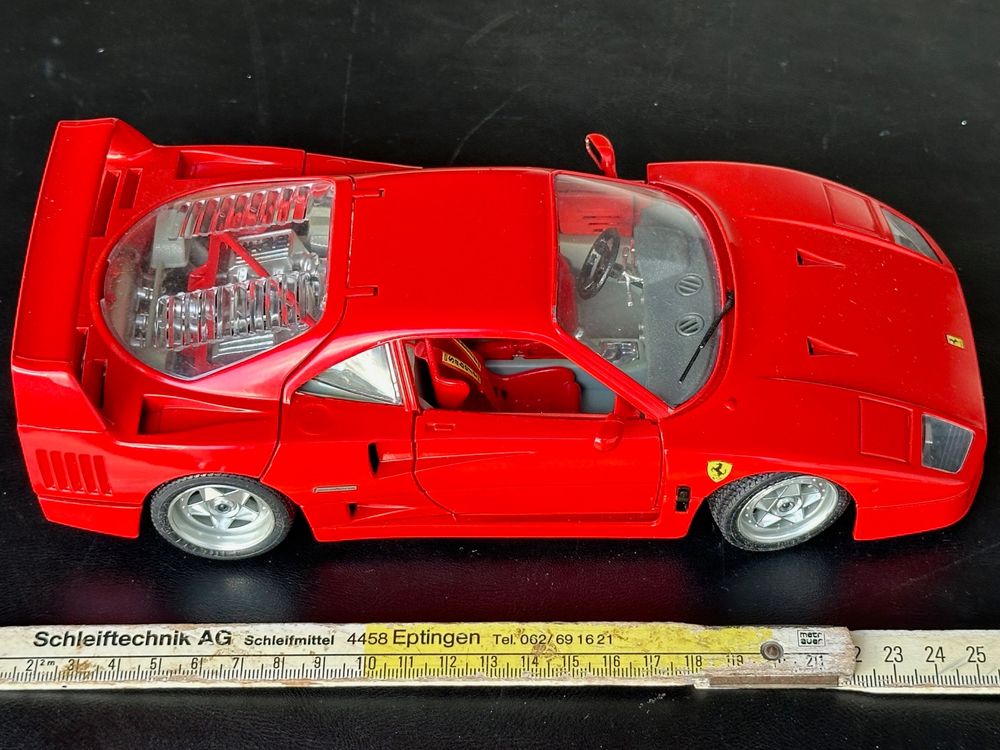 Top Automodell Ferrari F40 1987 1/18 Metall Bburago (Gebraucht) in