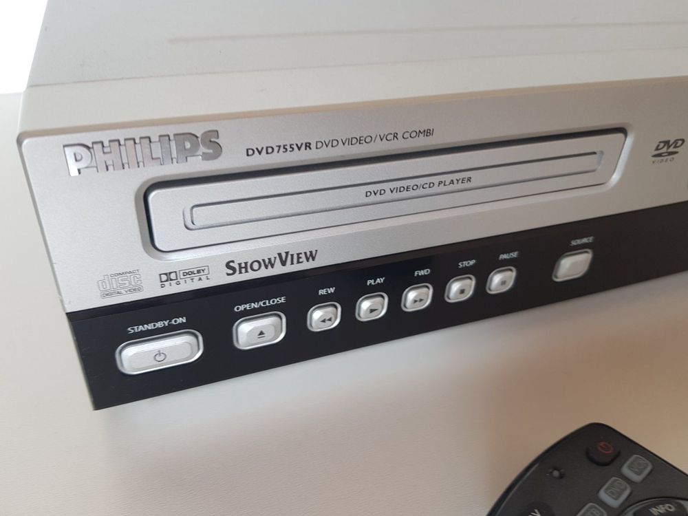 Philips DVD755VR DVD & VHS Videorecorder Combi HQ