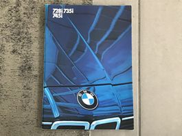 BMW 728i-745i Verkaufsprospekt 56 Seiten 1984