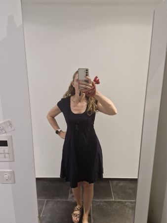 Edc Kleid Sommerkleid dunkelblau, Grösse M, Top Zustand!