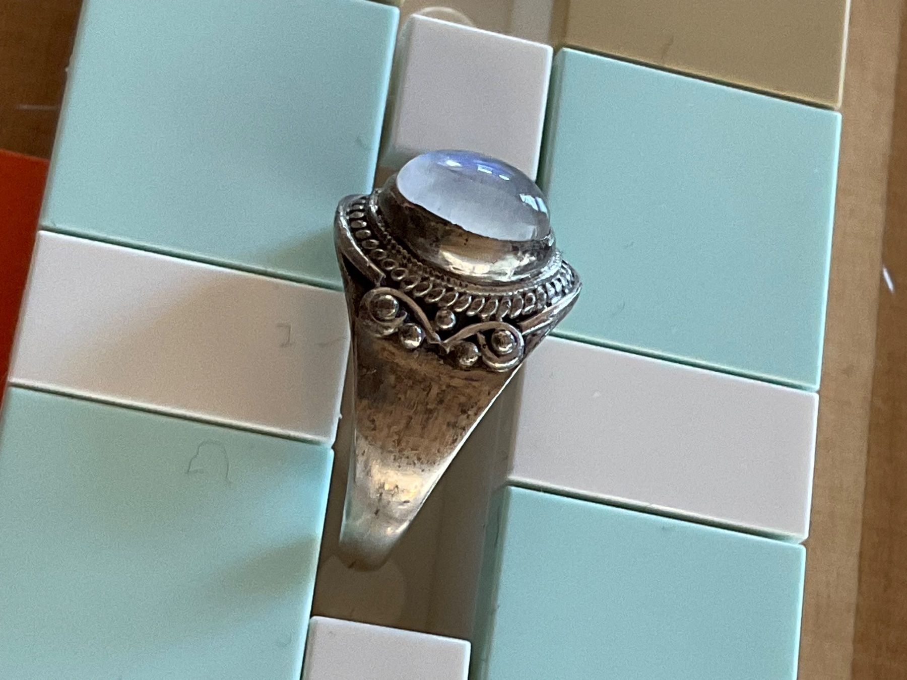 Ringe: Ring mit Labradorit / Gr. 50 – Gebraucht aus Rümlang von Sambas19 1