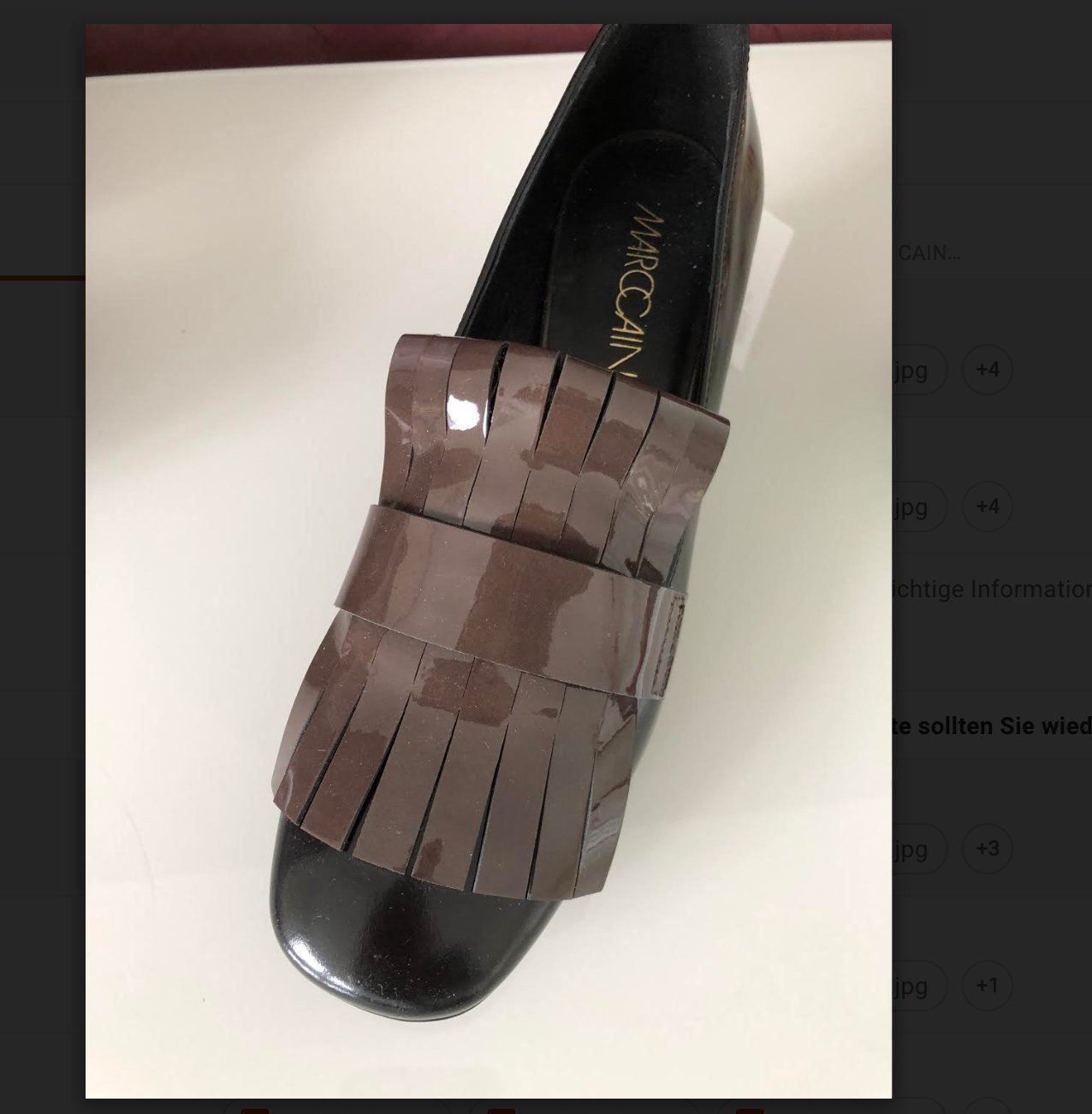 Marc Cain Scarpe da donna: Marc Cain Pumps aus Lackleder Gr 38 – Nuovo e nell'imballaggio originale da Volketswil venduto da praxis12 2