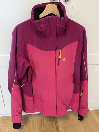 Salomon Women's Ski Jacket - Pink & Purple - Size M