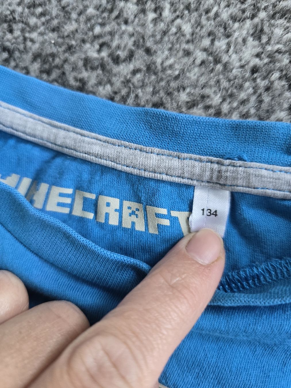 Camicie, T-shirt & Polo: Minecraft Shirt/Pyjama Oberteil Gr. 128-134 – Usato da Unterentfelden venduto da Panda-87 1