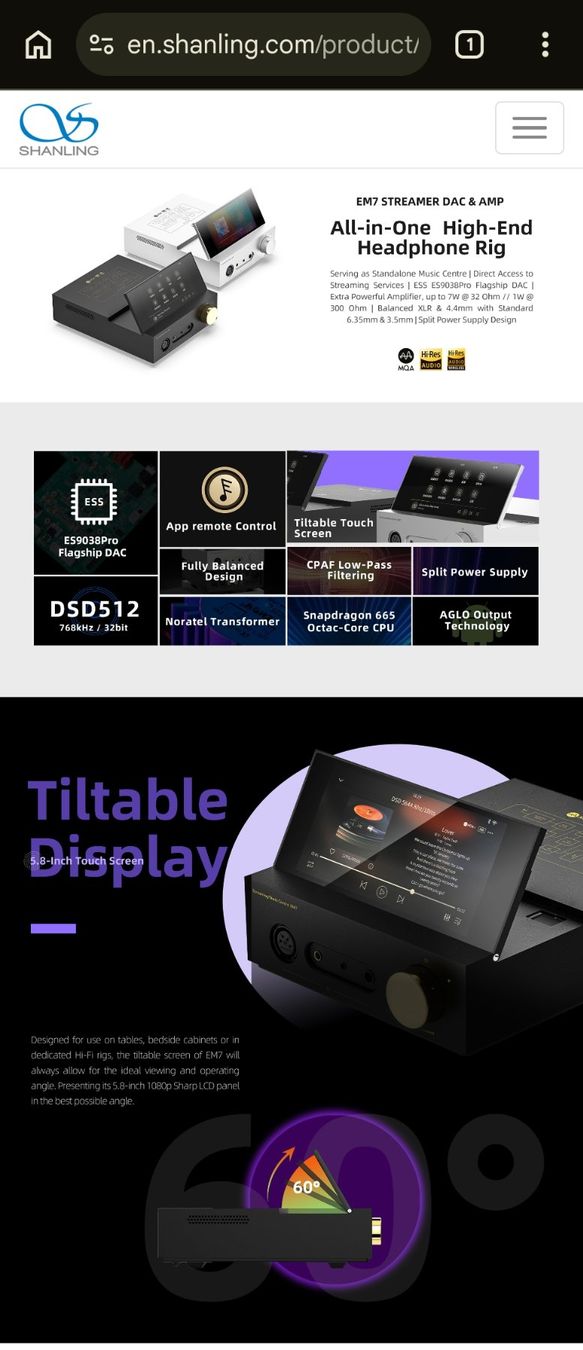 Shanling Verstärker: High-End Streaming-Center Shanling EM7 – Gebraucht aus Bargen SH von dav_wh79 4
