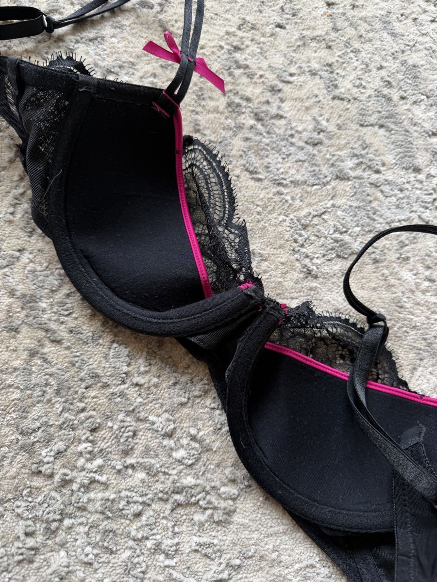 Hunkemöller Altra biancheria intima: Heisses Dessous-Set, schwarz/pink – Nuovo (secondo la descrizione) da Zurich venduto da kat_dcy5 3