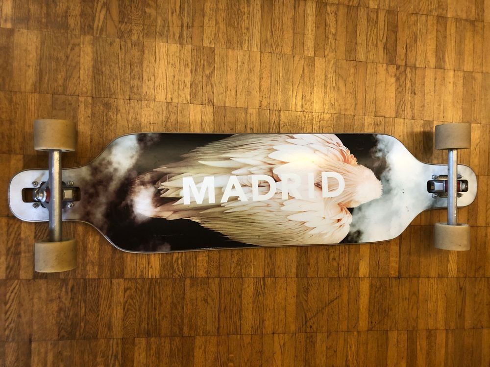 Roues Longboard Madrid Smoothride 70mm 80a Bleu (neuf, Roulements Libres)