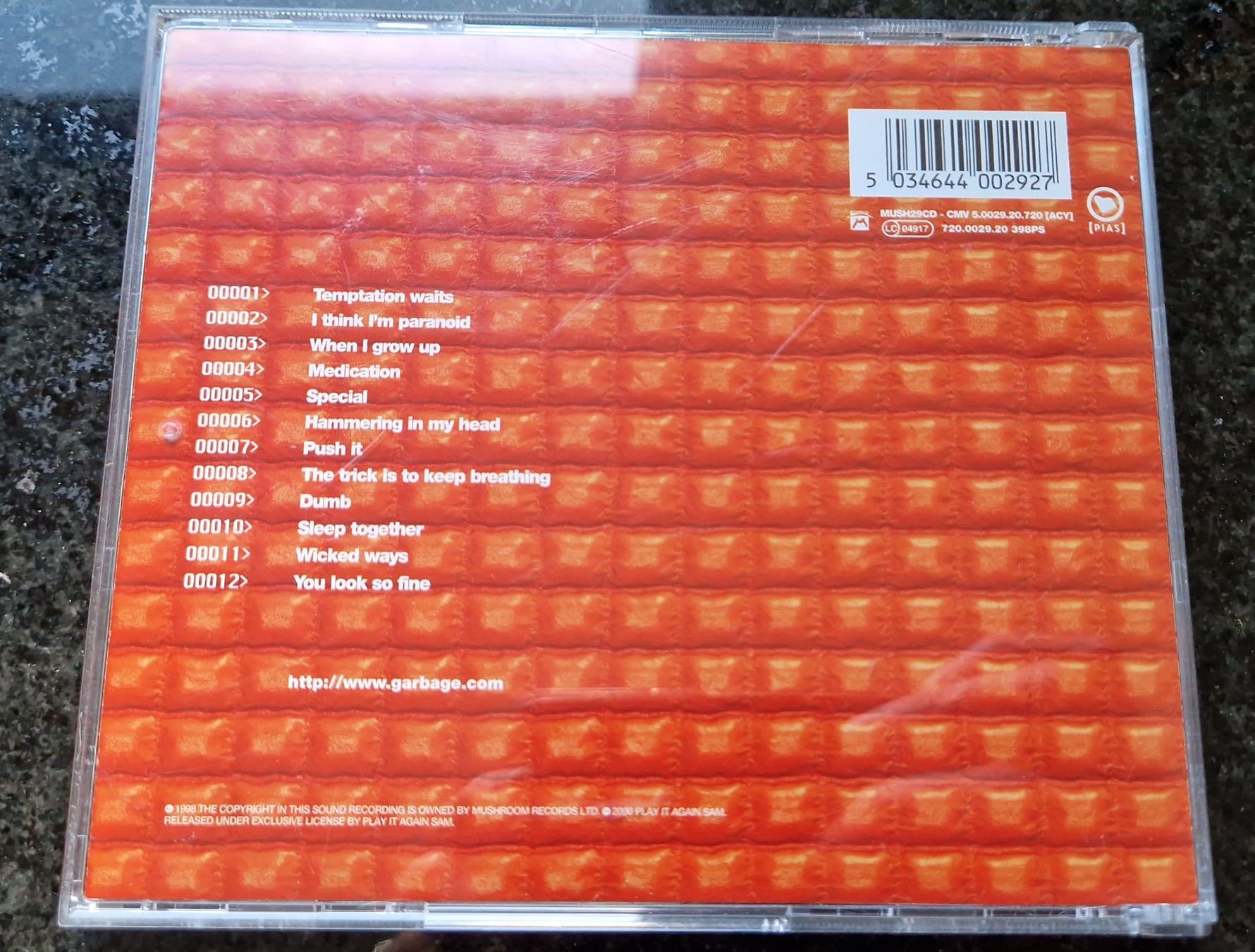CD: Garbage - Version 2.0 - CD Album – Usato da Wettingen venduto da brownie14 2