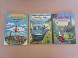 3 Globi und Globine Kinderbücher in gutem Zustand