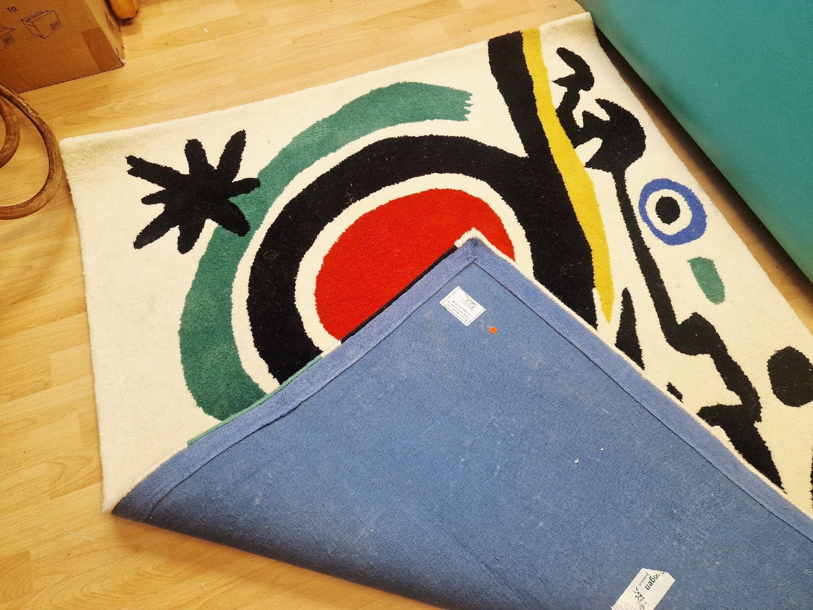 Teppiche: Teppich Miro Design modern bunte Farben gebraucht – Gebraucht aus BERN von Intarsia 4