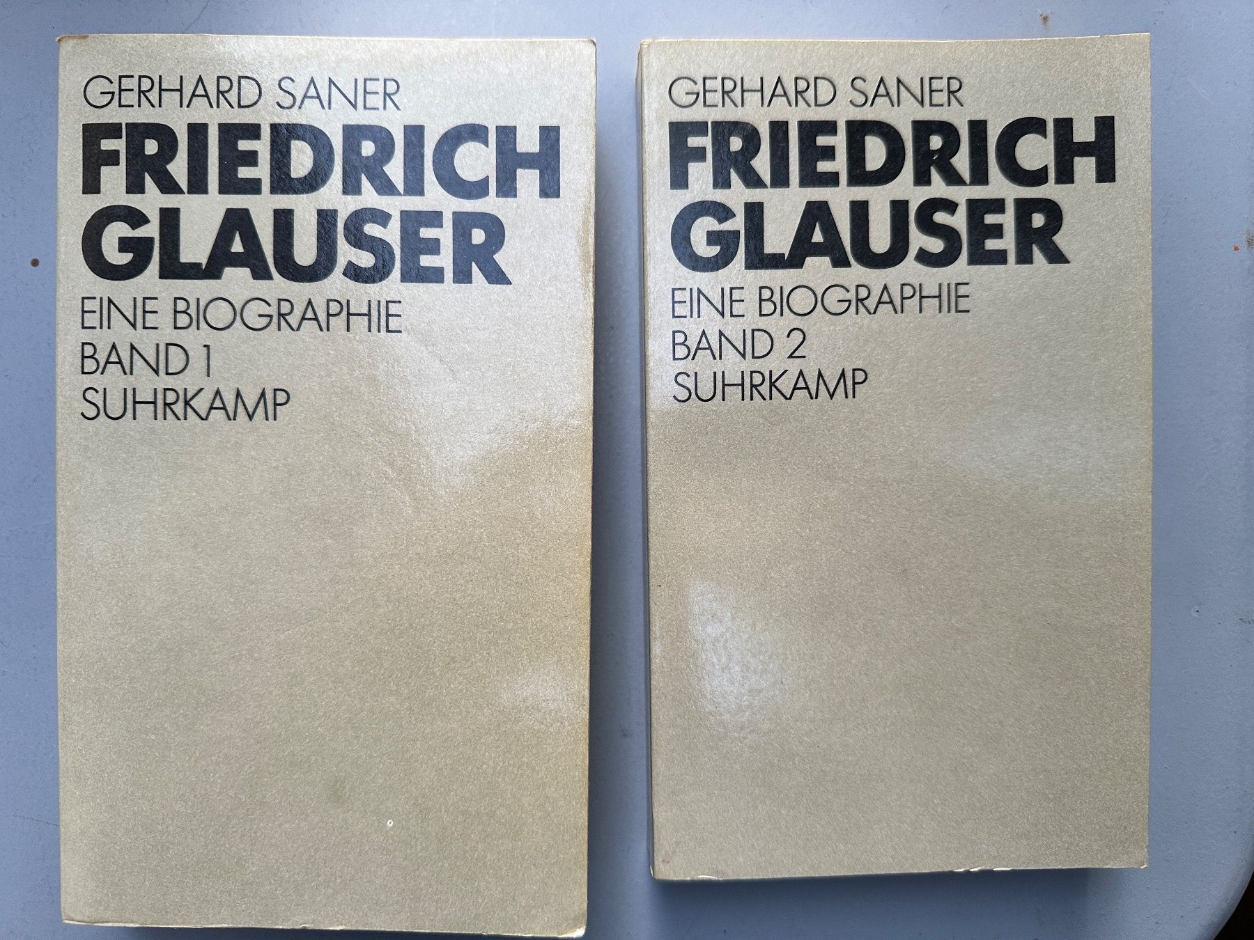 Libri: Gerhard Saner: Friedrich Glauser. Eine Biographie. – Usato da Zürich venduto da allp