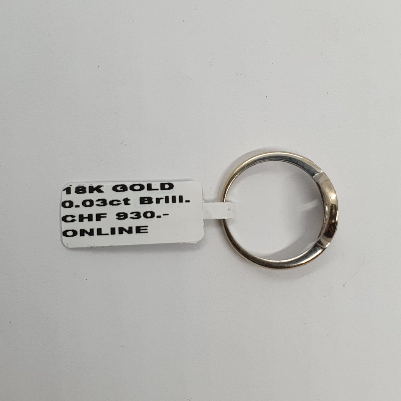 Anelli: Echt 18K Gold - Diamant Ring – Usato da Luzern venduto da Luzern-Goldhaus 1