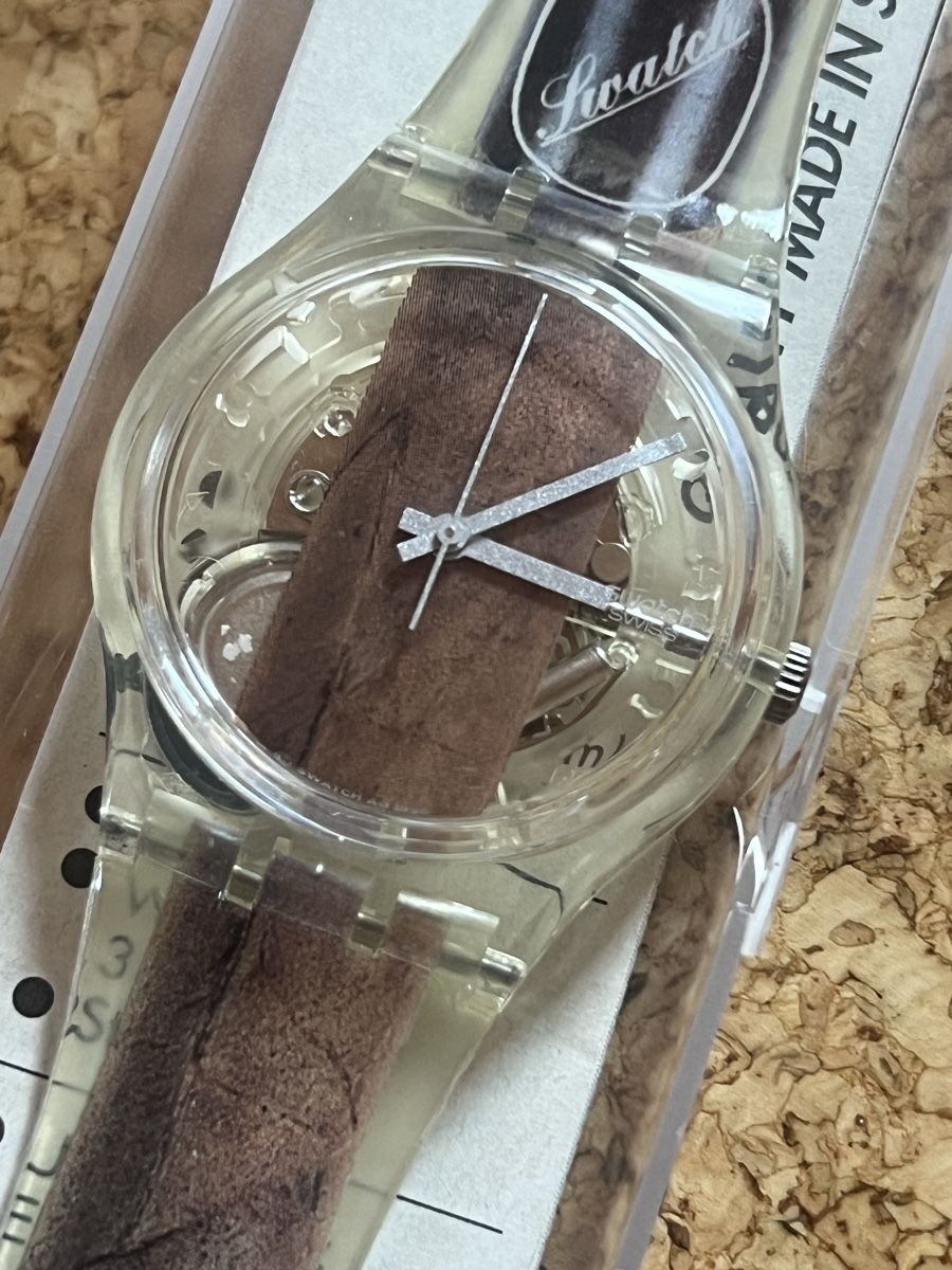 Swatch Montres: Swatch Uhr Zigarettenmotiv,originalverpackt – Neuf (Voir description) à Basel par bellespirit 9