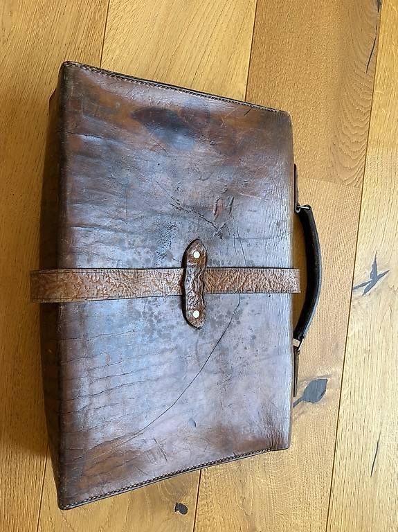 Valigie & Borse: Vintage Leder-Aktentasche aus Leder – Usato da Buus venduto da Frodo24 2