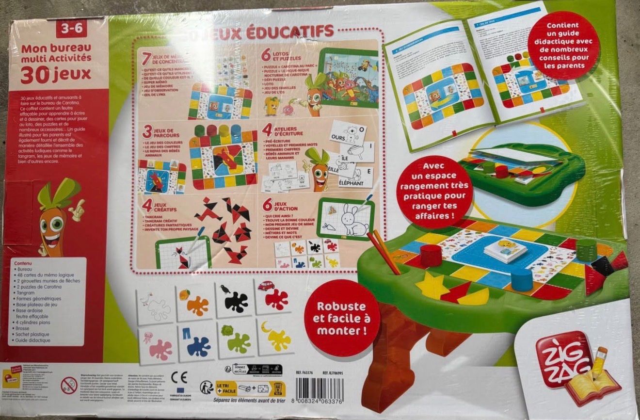 Giochi: Bureau multi activités 30 jeux – Nuovo e nell'imballaggio originale da Fey (Nendaz) venduto da Azelie 1