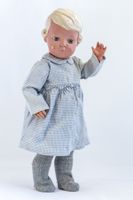 Schildkröt 41 cm Inge Puppe Blond & Blaue Augen ≃1950 poupée