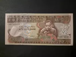 Éthiopie 2008 10 birr P48e UNC
