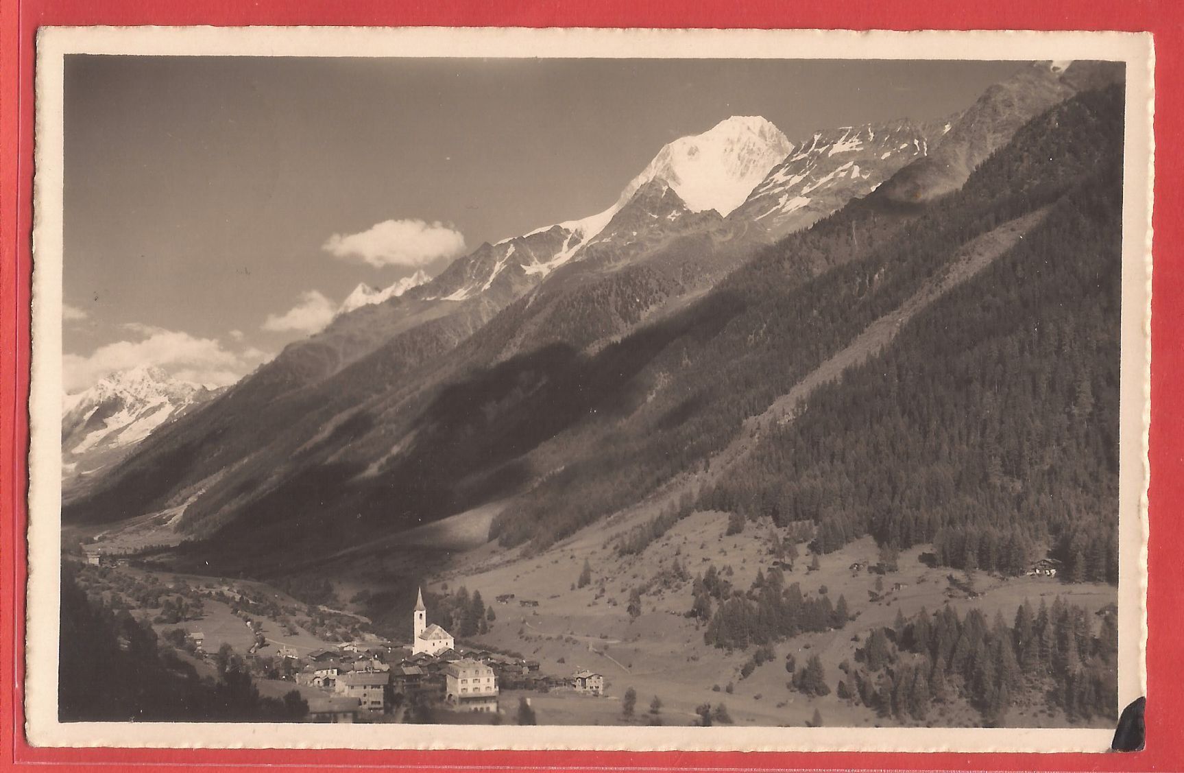 Ansichtskarten: Kippel im Lötschental - 1935 – Gebraucht aus Fislisbach von Porano