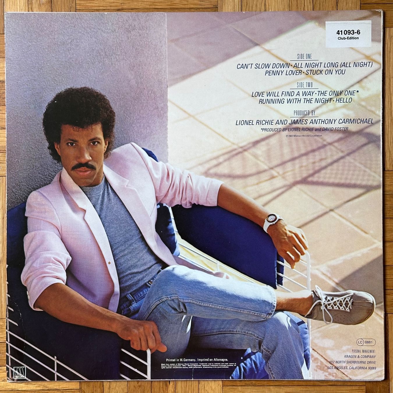 Schallplatten: LP - Lionel Richie - Can’t slow down – Gebraucht aus Breganzona von Onairda75 1