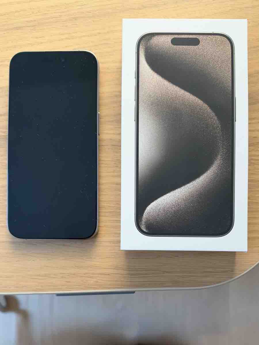 Apple Handys / Smartphones: Apple iPhone 15 Pro 128GB inkl. Clear Case – Gebraucht aus Rothenburg von jas_tri 1