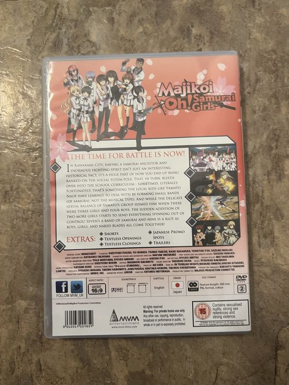 Tutti i DVDs: Majikoi Oh! Samurai Girls - Anime DVD Series Collection – Usato da Ringgenberg BE venduto da Republic_Of_Gamers 1