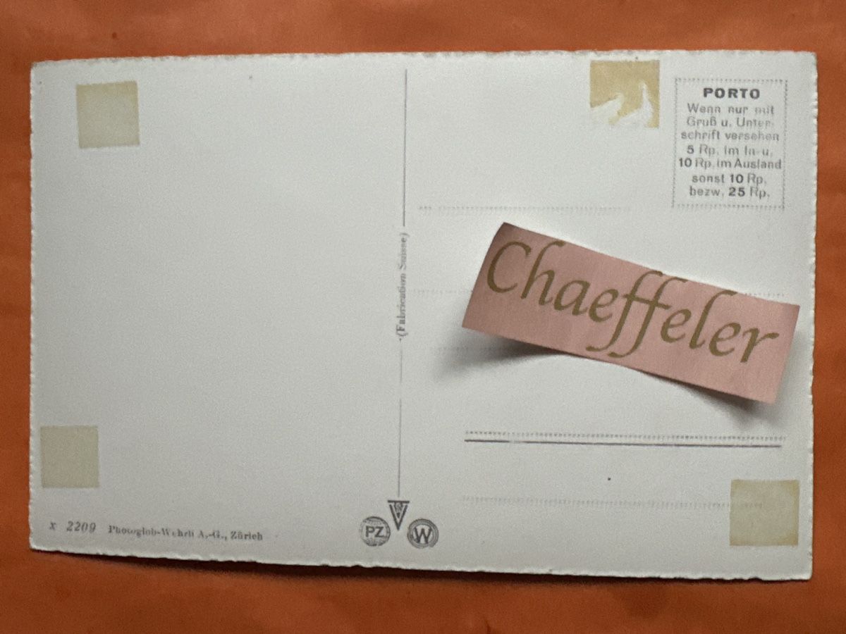 Cartoline postali: Luzern mit Rigi – Usato da Zürich venduto da Chaeffeler 1