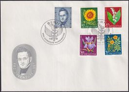 1961, Pro Juventute FDC J188-J192 ganzer Satz, adresslos!